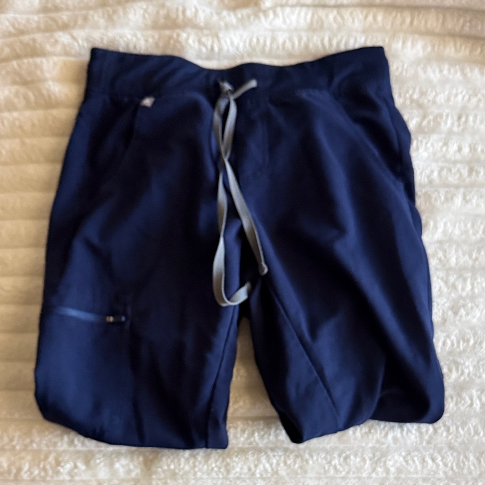 Figs Navy jogger scrub pants (Zamora) in XSP